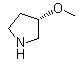 (3R)-3-Methoxypyrrolidine molecular structure (CAS 120099-60-7)