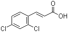 structure of CAS# 1201-99-6, trans-2,4-Dichlorocinnamic acid;(2E)-3-(2,4-Dichlorophenyl)acrylic acid; (2E)-3-(2,4-Dichlorophenyl)prop-2-enoic acid