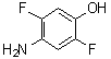 结构式 CAS# 120103-19-7, 2,5-二氟-4-氨基苯酚