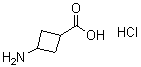 3-Aminocyclobutanecarboxylic acid hydrochloride molecular structure (CAS 1201190-01-3)