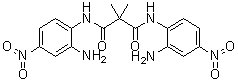 N1,N3-二(2-氨基-4-硝基苯基)-2,2-二甲基丙二酰胺分子结构 (CAS 1201641-97-5)