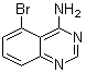 5-溴-4-喹唑啉胺分子结构 (CAS 1201784-87-3)