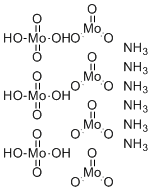 Hexaammonium molybdate  molecular structure (CAS 12027-67-7)