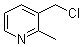 3-(Chloromethyl)-2-methylpyridine molecular structure (CAS 120277-68-1)