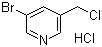 3-Bromo-5-(chloromethyl)pyridine hydrochloride molecular structure (CAS 120277-69-2)