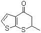 5,6-Dihydro-6-methyl-4H-thieno[2,3-b]thiopyran-4-one molecular structure (CAS 120279-85-8)