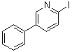结构式 CAS# 120281-56-3, 2-碘-5-苯基吡啶