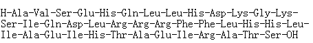Human parathyroid hormone-related peptide(1-40) molecular structure (CAS 120298-73-9)