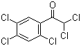 2,2,2',4',5'-Pentachloroacetophenone molecular structure (CAS 1203-86-7)