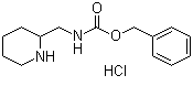 Piperidine-2-ylmethylcarbamic acid benzyl ester hydrochloride molecular structure (CAS 1203418-62-5)