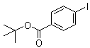 结构式 CAS# 120363-13-5, 4-碘苯甲酸叔丁酯