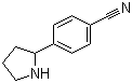4-(2-Pyrrolidinyl)benzonitrile molecular structure (CAS 1203797-92-5)