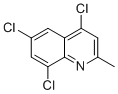 structure of CAS# 1204-14-4, 4,6,8-Trichloro-2-methylquinoline
