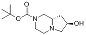 (7R,8aS)-tert-Butyl 7-hydroxyhexahydropyrrolo[1,2-a]pyrazine-2(1H)-carboxylate molecular structure (CAS 1204603-42-8)