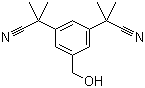 2-[3-(1-Cyano-1-methylethyl)-5-(hydroxymethyl)phenyl]-2-methylpropanenitrile molecular structure (CAS 120511-88-8)
