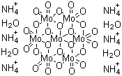 钼酸铵分子结构 (CAS 12054-85-2)