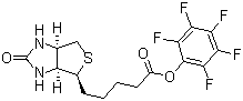 生物素五氟苯酯分子结构 (CAS 120550-35-8)
