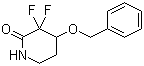 3,3-Difluoro-4-(phenylmethoxy)-2-piperidinone molecular structure (CAS 1206540-58-0)