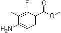 4-Amino-2-fluoro-3-methylbenzoic acid methyl ester molecular structure (CAS 1206680-26-3)