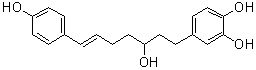 4-[(6E)-3-Hydroxy-7-(4-hydroxyphenyl)-6-hepten-1-yl]-1,2-benzenediol molecular structure (CAS 1206788-61-5)