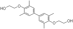 3,3',5,5'-Tetramethyl-4,4'-di(2-hydroxyethanoxy)biphenyl molecular structure (CAS 120703-31-3)