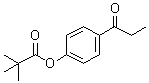 2,2-Dimethylpropanoic acid 4-(1-oxopropyl)phenyl ester molecular structure (CAS 120703-45-9)
