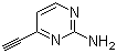 4-Ethynyl-2-pyrimidinamine molecular structure (CAS 1207175-18-5)