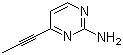 4-(1-Propyn-1-yl)-2-pyrimidinamine molecular structure (CAS 1207175-48-1)