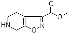 4,5,6,7-Tetrahydroisoxazolo[5,4-c]pyridine-3-carboxylic acid methyl ester molecular structure (CAS 1207175-95-8)