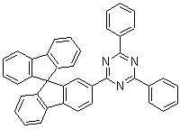 2,4-Diphenyl-6-(9,9'-spirobi[9H-fluoren]-2-yl)-1,3,5-triazine molecular structure (CAS 1207176-84-8)