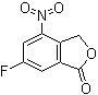 结构式 CAS# 1207453-90-4, 6-氟-4-硝基异苯并呋喃-1(3H)-酮