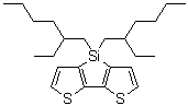 4,4-Bis(2-ethylhexyl)-4H-silolo[3,2-b:4,5-b']dithiophene molecular structure (CAS 1207627-85-7)