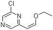 2-Chloro-6-[(1Z)-2-ethoxyethenyl]pyrazine molecular structure (CAS 1207852-61-6)