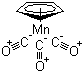 三羰基环戊二烯锰分子结构 (CAS 12079-65-1)