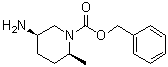 结构式 CAS# 1207947-49-6, (+)-(2S,5R)-5-氨基-2-甲基哌啶-1-羧酸苄酯