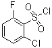 结构式 CAS# 1208075-25-5, 2-氯-6-氟苯磺酰氯