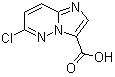 6-Chloroimidazo[1,2-b]pyridazine-3-carboxylic acid molecular structure (CAS 1208084-53-0)