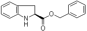 结构式 CAS# 120925-75-9, (S)-2,3-二氢-1H-吲哚-2-羧酸苄酯