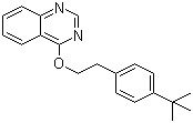 structure of CAS# 120928-09-8, Fenazaquin;4-[[4-(1,1-Dimethylethyl)phenyl]ethoxy]quinazoline