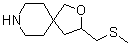 3-[(Methylthio)methyl]-2-oxa-8-azaspiro[4.5]decane molecular structure (CAS 1209297-97-1)