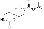 2-Oxo-1-oxa-3,9-diazaspiro[5.5]undecane-9-carboxylic acid tert-butyl ester molecular structure (CAS 1209319-87-8)