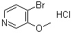 4-Bromo-3-methoxypyridine hydrochloride molecular structure (CAS 1209335-53-4)