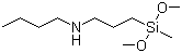 N-[3-(二甲氧基甲基硅烷)丙基]丁-1-胺分子结构 (CAS 120939-52-8)