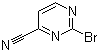 2-Bromopyrimidine-4-carbonitrile molecular structure (CAS 1209459-16-4)
