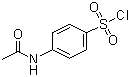 structure of CAS# 121-60-8, N-Acetylsulfanilyl chloride;4-Acetamidobenzenesulfonyl chloride; ASC