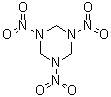 六氢-1,3,5-三硝基-1,3,5-三嗪分子结构 (CAS 121-82-4)