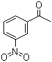 structure of CAS# 121-89-1, 3'-Nitroacetophenone;m-Nitroacetophenone; 1-(3-Nitrophenyl)ethanone
