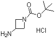 3-Amino-1-azetidinecarboxylic acid 1,1-dimethylethyl ester hydrochloride (1:1) molecular structure (CAS 1210273-37-2)