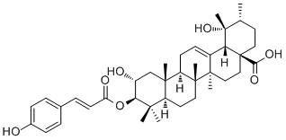 3-O-trans-p-Coumaroyltormentic acid molecular structure (CAS 121064-78-6)