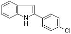 structure of CAS# 1211-35-4, 2-(4-Chlorophenyl)-1H-indole